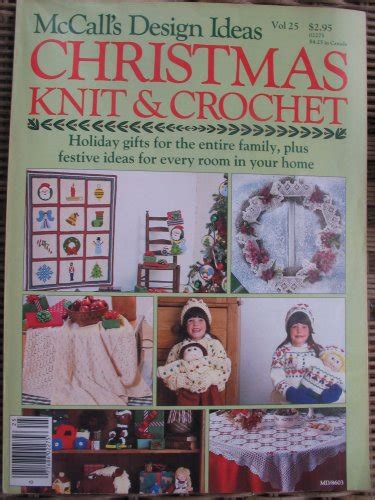Christmas Knit And Crochet Mccalls Design Ideas Vol 25 1986 Jan Burns