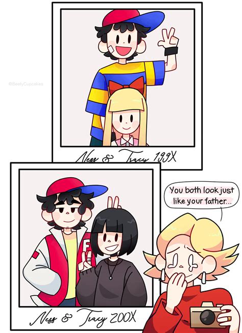 Earthbound Ness And Tracy Mother 2 By Beefycupcakes On Deviantart