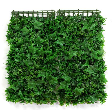 Privacy Greenery 2 Pack Artificial Boxwood Hedge Panels Greenery