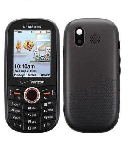 28kwzs6doz Samsung Intensity U450 Black Verizon Slide Phone