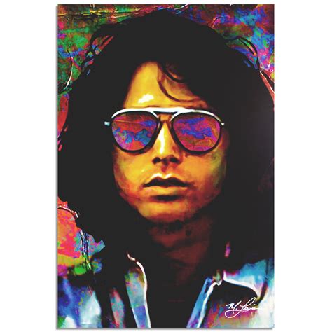 Metal Art Studio Jim Morrison Insightful Chaos By Mark Lewis