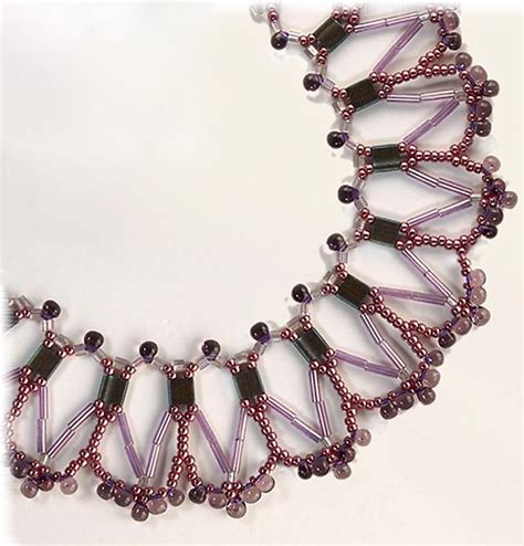 Bugle Lace Necklace Bead Patterns