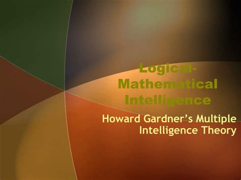 Ppt Logical Mathematical Intelligence Powerpoint Presentation Free