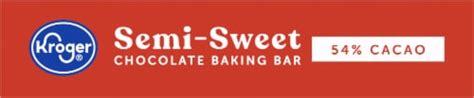 Kroger® Semi Sweet Chocolate Baking Bar 4 Oz Frys Food Stores