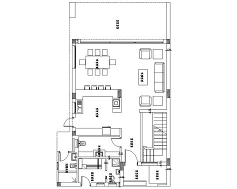 Small House Plan Cad Drawing Download Cadbull