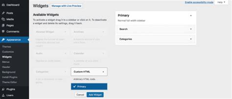 Another way to add html to a page or post is to use a custom html . How to Add Custom HTML WordPress - Step-by-step guide