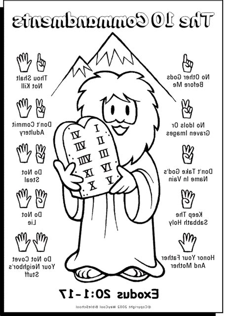 See bible quotes and printable worksheets below. Ten Commandments Coloring Pages - Coloring Home