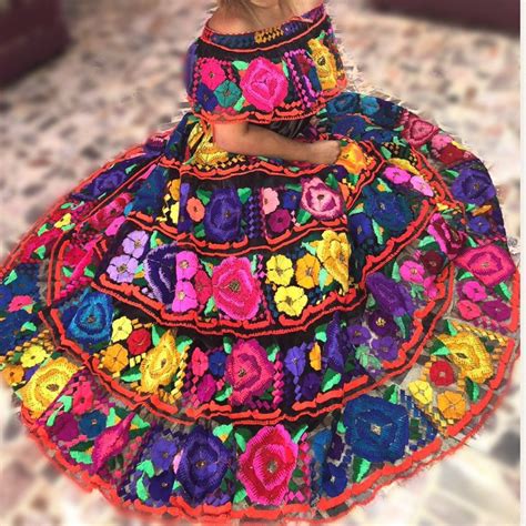 The Beautiful Chiapaneca Dress Is A Masterpiece From The Chiapas