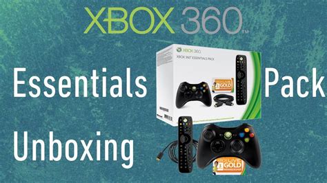 Xbox 360 Essentials Pack Unboxing Youtube