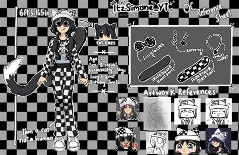 Simone Playz Art Contest Check Pinned On Twitter My Reference Oc Sheet