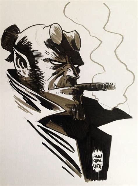 Hellboy By Francavilla Illustration Art Cartoon Art Sketches