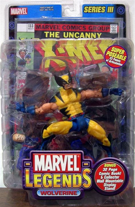 Wolverine Marvel Legends Series Iii Action Figure Toy Biz