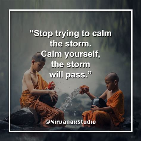 Buddha Quote Calm The Storm Calming The Storm Yoga Quotes Buddha