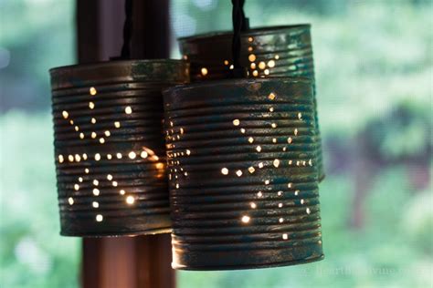 Diy Beautiful Tin Can Pendant Lights
