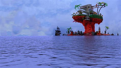 Gorillaz Plastic Beach Hd Wallpaper Pxfuel