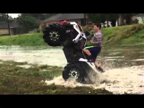 I agree the water wheelies are a. Scrambler 1000 & outlander xmr 1000R doing wheelies - YouTube