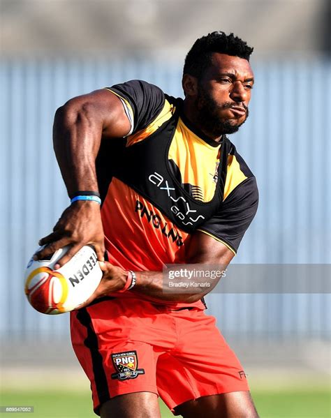 Nixon Put Passes The Ball During A Papua New Guinea Kumuls Rugby