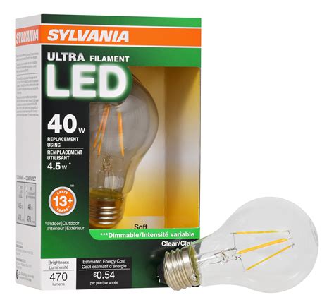 Sylvania Vintage Led Light Bulb 45w 40w Equivalent Soft White 1