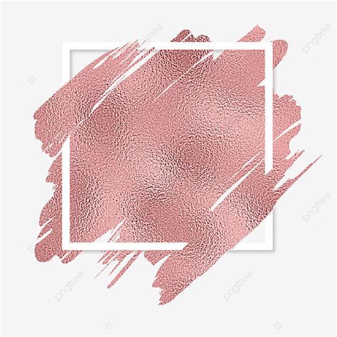 Square Rose Gold Border Geometric Creative Creative Border Png And