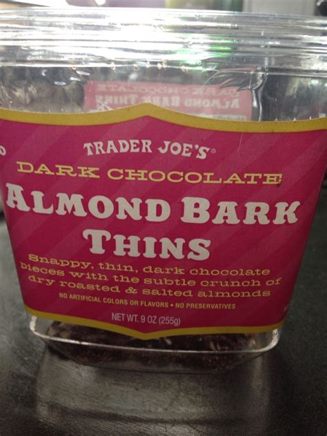 trader joes dark chocolate almond bark chocolate almond bark almond bark