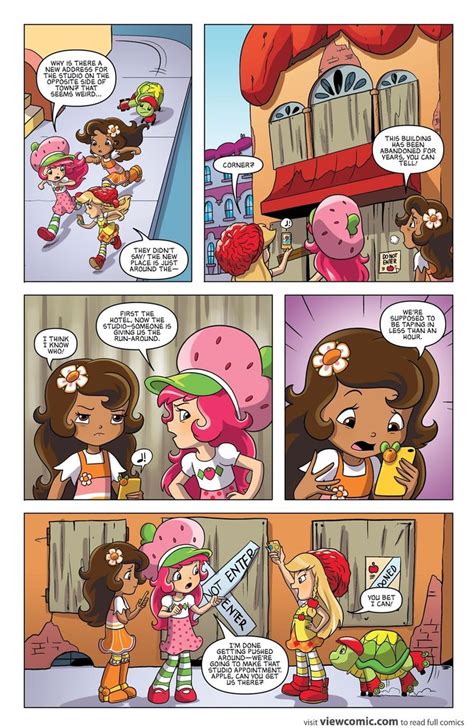 Pin On Strawberry Shortcake Comic Book Story Pages