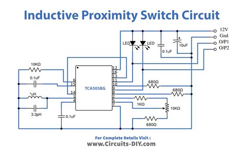 Inductive Proximity Switch Circuit TCA505BG