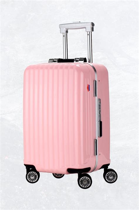 Pink Luggage 8 Gorgeous Pink Suitcases Thither