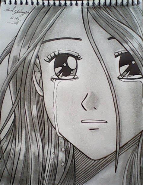 Imagenes De Anime Para Dibujar A Lapiz Faciles Tristes Find Gallery