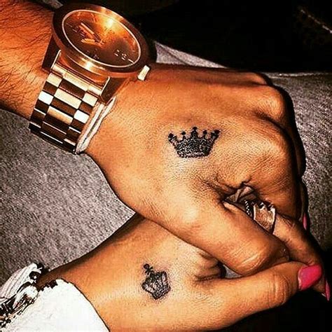 5) love forever matching couple's hand tattoo idea. Pin by Courtney Genereaux on Tattoos | Girlfriend tattoos ...