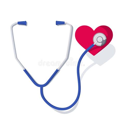 Stethoscope And Heart 3 Stock Vector Illustration Of Patient 120576252
