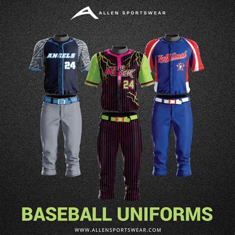 Baseball Uniforms Can Be Classy Or Crazy With Custom Sublimated Designs