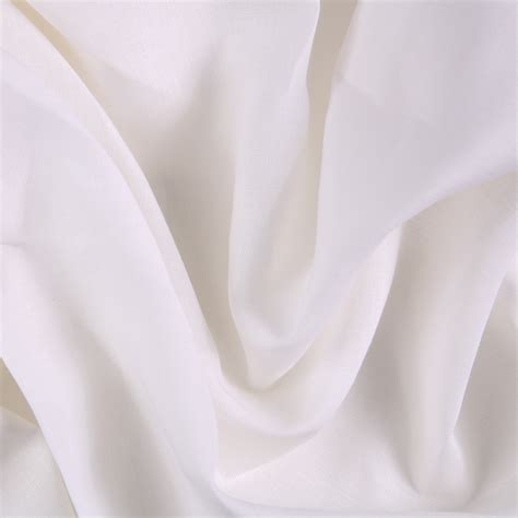 White Smooth Linen Bloomsbury Square Dressmaking Fabric