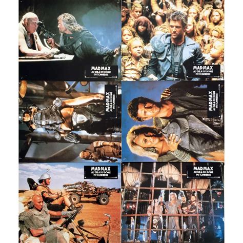 Mad Max 3 Lobby Cards 9x12 In