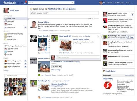 Your news feed and profile page are where you'll likely spend the most time on facebook. New Spotify UI looks pretty bad in my opinion. : spotify