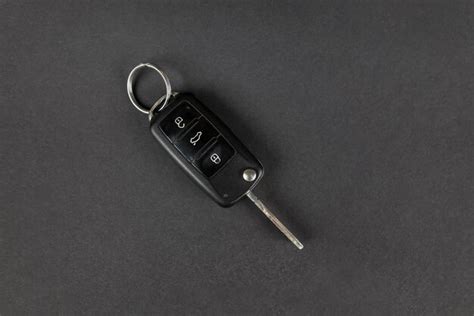 Premium Photo Modern Car Keys Isolated On Black Background With Copy