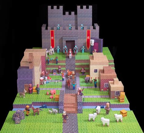 The Winners Of Our Papercraft Diorama Competition Minecraft Crafts
