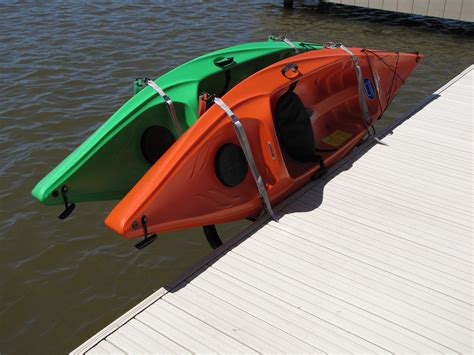Dock Sides Horizontal Dual Kayak Rack By Mc Docks