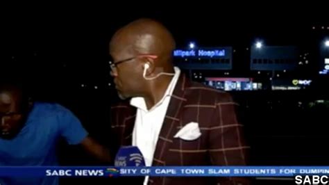 South African Reporter Robbed On Camera