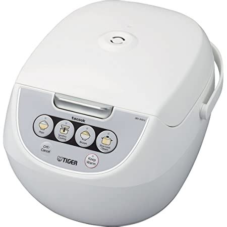 Amazon Com Tiger JAZ A10U FH 5 5 Cup Uncooked Rice Cooker And Warmer