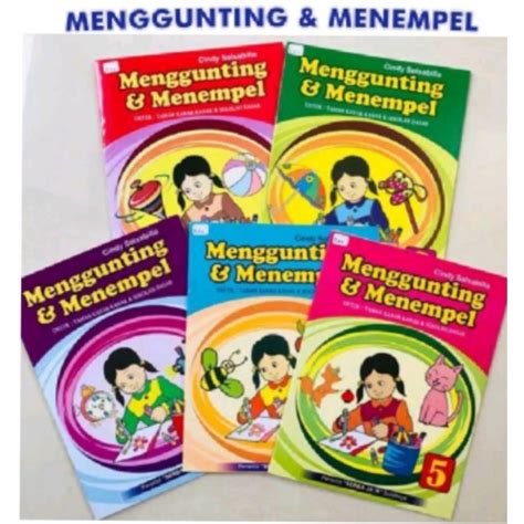 Jual Buku Anak Tk Menggunting Dan Menempel Anak Seri Anak Paud Tk