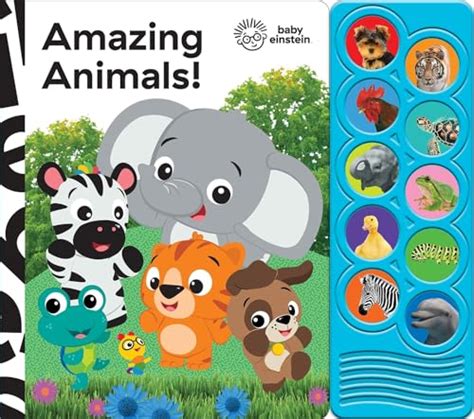 Baby Einstein Amazing Animals 10 Button Sound Book Pi Kids Play A