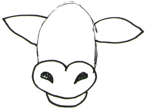 How To Draw Cartoon Cows Farm Animals Step By Step Drawing Tutorial