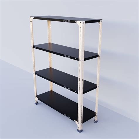 Alija Slotted Angle Rack With 4 Shelf Shelving Unit Multipurpose Rack