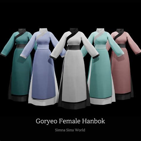 Goryeo Female Hanbok Create A Sim The Sims 4 Curseforge