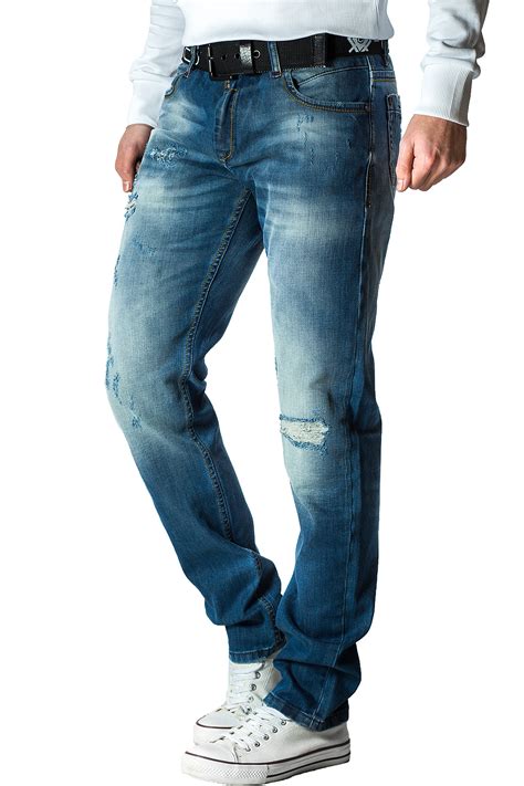 Cipo And Baxx Herren Jeans Hose Freizeithose Stright Regular Slim Fit