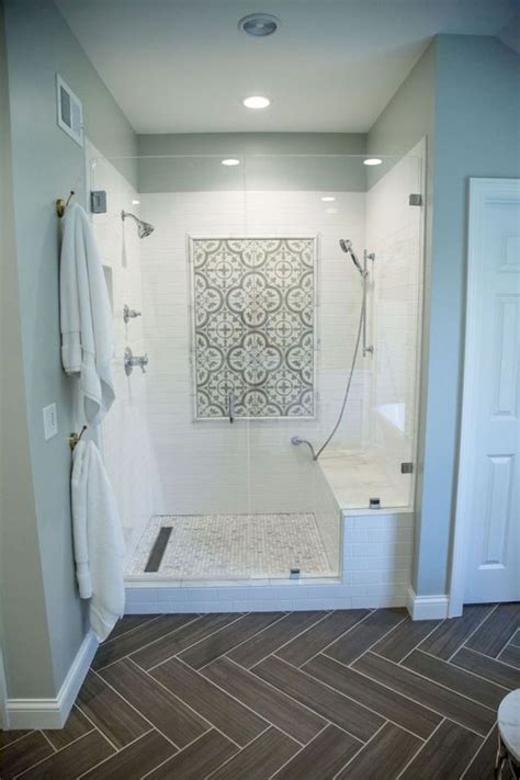 28 Inspirational Walk In Shower Tile Ideas For A Joyful Showering