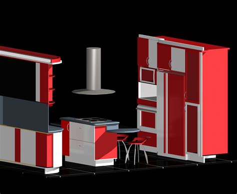 See your kitchen dreams come to life with 3d renderings of your dream kitchen. Modular Kitchen-Auto Cad-3D free 3D Model DWG | CGTrader.com