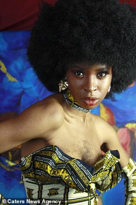 esther calixte bea 24 has revealed she feels sexier than ever after embracing her chest hair