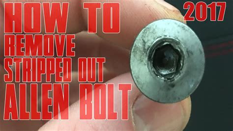 How To Remove Stripped Out Allen Bolt On Motorcycle Hex Head Bolts