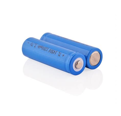 2pcslot Aa 14500 1200mah 37 V Lithium Ion Rechargeable Batteries And